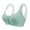Green, variant on Timegard Bras for Women Front Closure Button Smoothing Breathable Full Support Comfy Daily Bras Summer