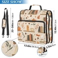 thumbnail image 2 of FORMRS Zipper Binder with Shoulder Strap 2-inch Ring 500 Sheet Capacity File Bag, Fall Book Shelf, 2 of 5