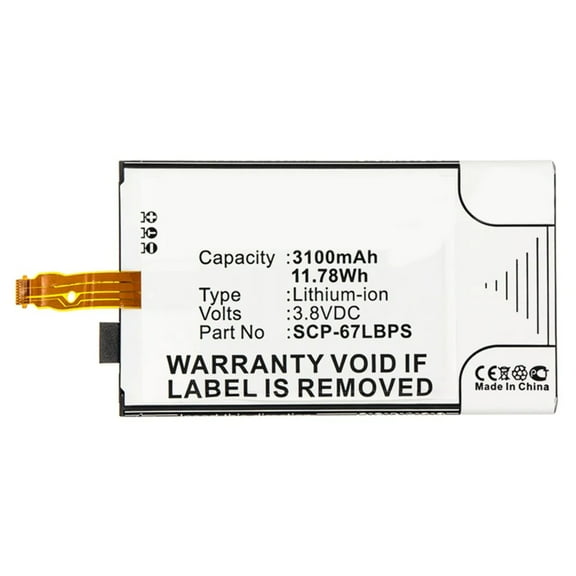 Batteries N Accessories BNA-WB-L8761 Cell Phone Battery - Li-ion, 3.8V, 3100mAh, Ultra High Capacity - Replacement for Kyocera SCP-67LBPS Battery