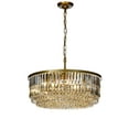 thumbnail image 2 of 5 Lights 24" Modern Glam Gold Crystal Chandelier, 2 of 7