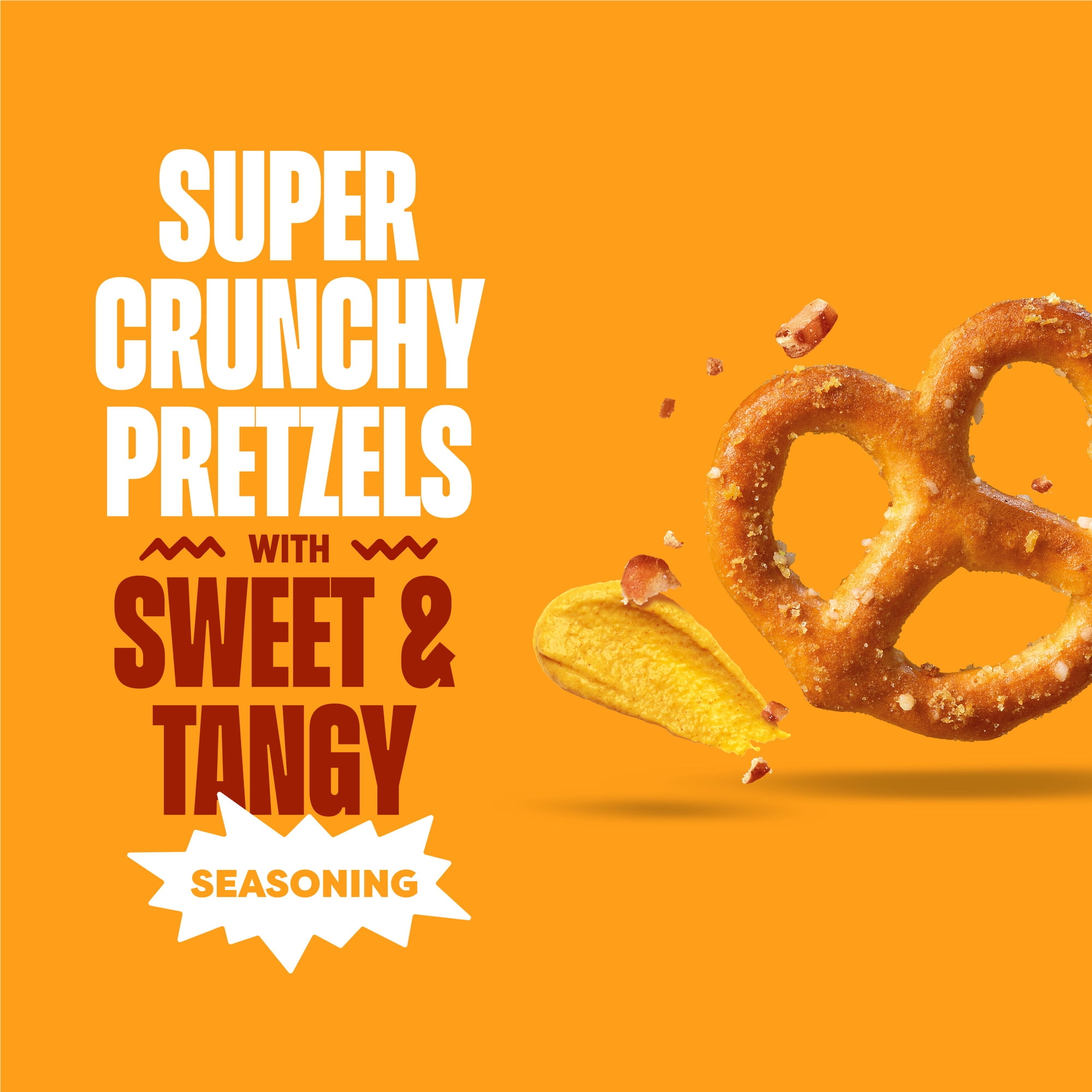 (6 pack) Glutino Gluten Free Honey Mustard Pretzel Twists, Gluten Free Snacks, 11 oz