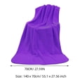 thumbnail image 2 of BESTYASH Toalla De Microfibra Liviana Morada Con Para Y Piscina, 2 of 8