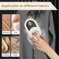thumbnail image 5 of Travel Steamer Iron, Mini Portable Steam Ironing Machine with 30S Quick Preheating, A Must-have Multi Angle Iron with Rotating Handle for Travel, University Dormitories, Offices & Homes (White), 5 of 8