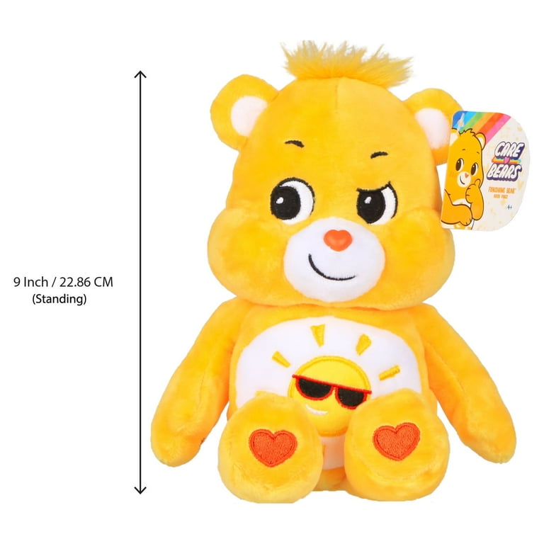  plush Care Bears 9 Bean (Glitter Belly) - Birthday Bear - Soft  Huggable Material!, Small : Toys & Games