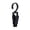 Black, variant on Hook Clip Super Strong Plastic Swivel Hook Clip Curtain Clamp Laundry Pin for Hats Pants Towels Beach Supplies 360 Rotation Household Holding Swivel Hook