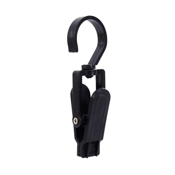 Gancho giratorio de plástico superfuerte para cortina, pinza para ropa, para sombreros, pantalones, toallas, artículos de playa, rotación de 360 grados, para uso doméstico.