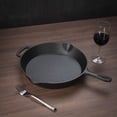 thumbnail image 5 of Mainstays 12 in Cast Iron Skillet, Black, 5 of 8