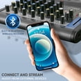 thumbnail image 4 of Mezclador de audio Pyle PMXU63BT 6 canales USB Bluetooth negro, 4 of 8