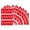 Red, variant on 10 Pcs Cable Labels, Tear Resistant Self-Adhesive Cable Tags, Waterproof Wire Cord Label Cable Stickers for Marking & Organizing Cables in Office, Home