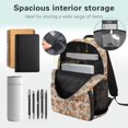 thumbnail image 5 of Aplkyhs Cute Capybara Large Capacity School Backpack for Students Ages 6-18 Lightweight Water Resistant Ergonomic Adjustable Padded Straps for Elementary Middle High School Use, 5 of 7