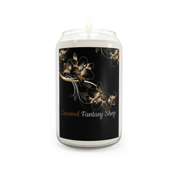 Scented Candle, 13.75oz - Gilded Garden Print