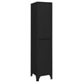 thumbnail image 3 of vidaXL Locker Cabinet Black 38x40x180 cm Steel, 3 of 5