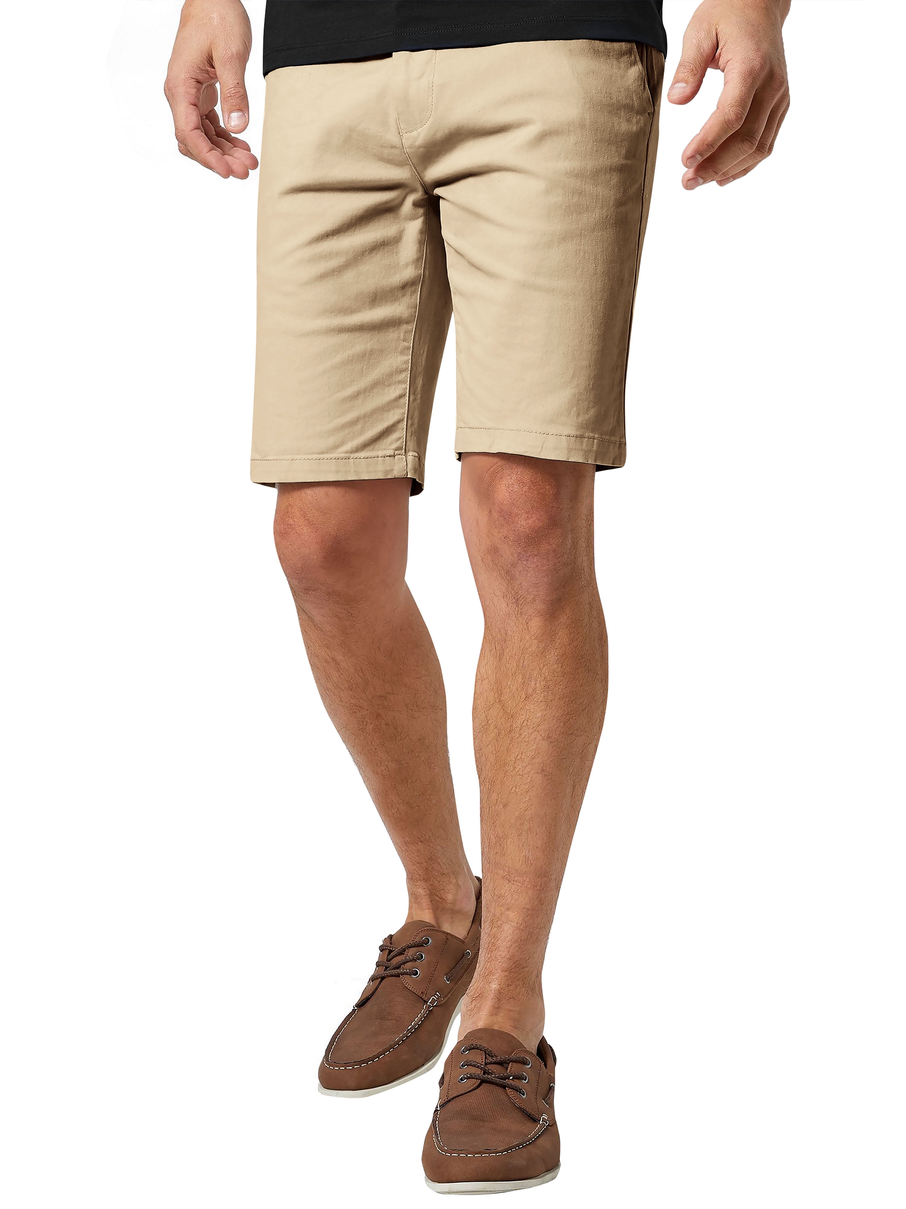 Ma Croix Mens Essential Chino Stretch Oxford Summer Flat Front Dress