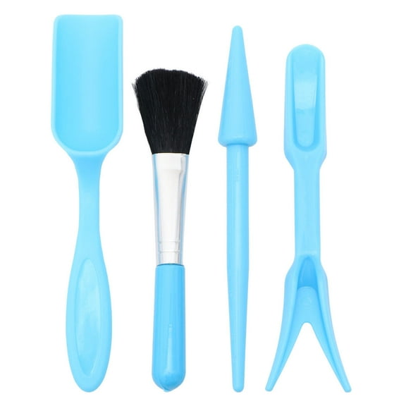 6 Pcs/1 Planting Tool Garden Spades for Digging Succulent Potting Mix Blue