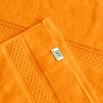 thumbnail image 2 of Gogreen 100% Cotton Bath Towel Sets of 8 Pieces, 2 Bath Towels 2 Hand Towels 4 Washcloths, Highly Absorbent Towels for Bathroom, Gym, Hotel (Orange), 2 of 8