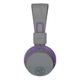 thumbnail image 2 of Auriculares inalámbricos JLab JBuddies Studio 13h de batería volumen seguro ajustables gris/morado, 2 of 3