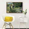 thumbnail image 3 of IDEA4WALL Framed Canvas Wall Art for Living Room, Bedroom La Grenouillere by Pierre-Auguste Renoir Canvas Prints for Modern Home Decoration Ready to Hang, 3 of 4