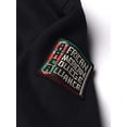 AACA Compton Community College Men's Black Pullover Hoodie with Striped ...