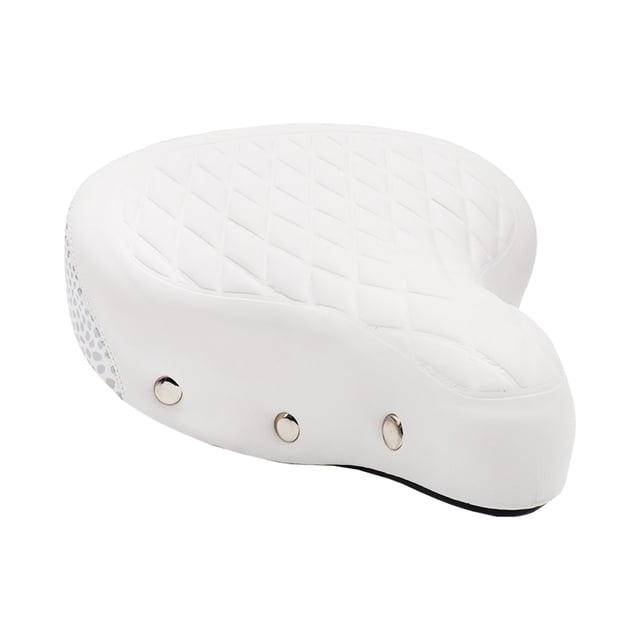 Asiento Para Bicicleta PIAGO Montaña Ultra Confortable Textura Rombos blanco 10761
