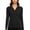 Black, variant on Tqcoqu Women's Solid Collared V Neck Long Sleeve Polos Shirts,Soft Casual Work Office Basic Pullover Tops,Black Women's S-XXL