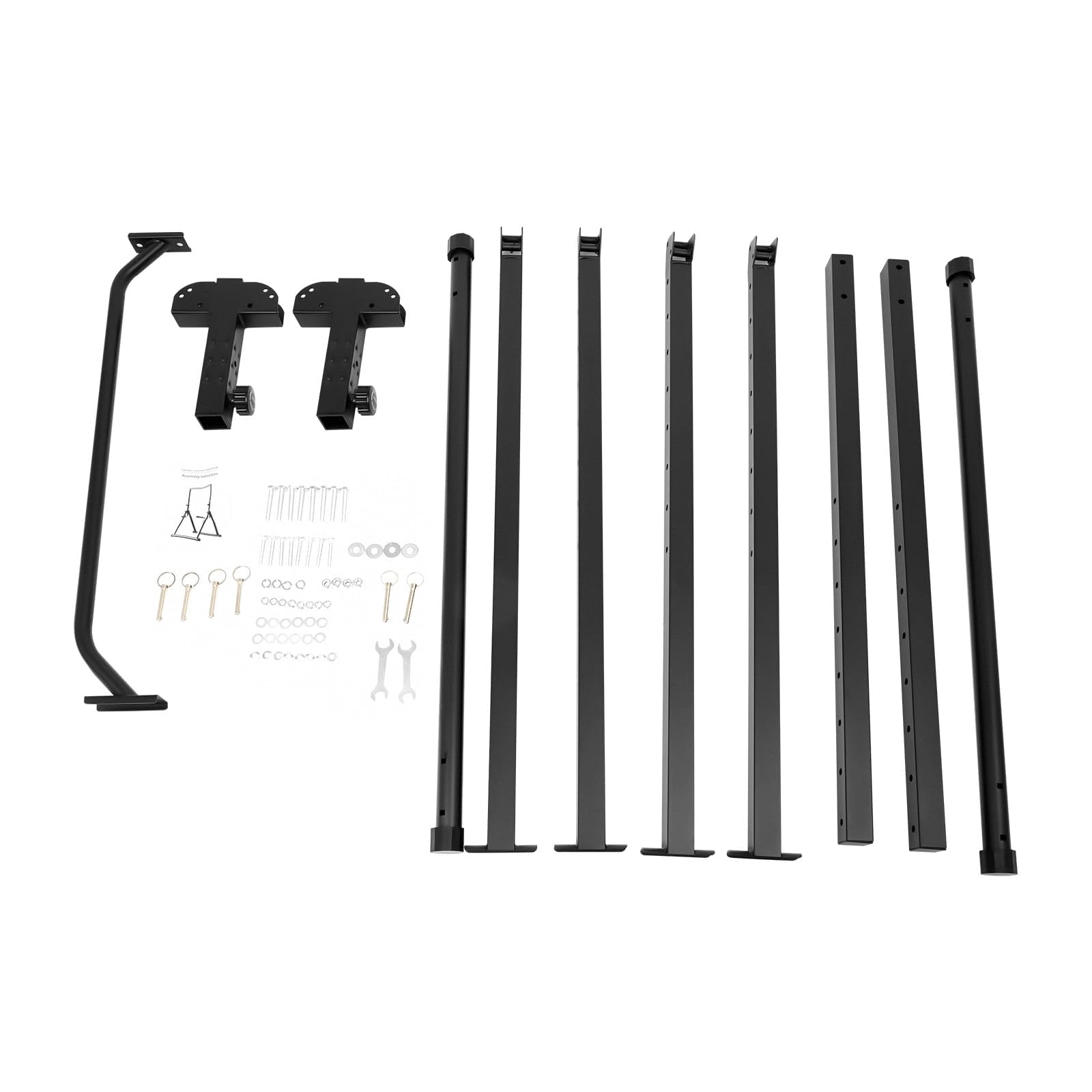 Miumaeov Foldable Pull Up Bar Free Standing, Height Adjustable Pull Up Station 440LBS, Outdoor Pullup Bar for Home Gym, Freestanding Pull Up Bar Power Tower, Foldable Pull Up Bar Dip Station