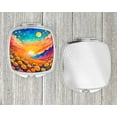 thumbnail image 4 of Colorful Marigolds Compact Mirror 2.75 in x 3 in, 4 of 4