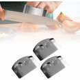 thumbnail image 1 of Finger Guard, Multifunctional Stainless Steel Finger Protector for Cutting Food Slicing Finger Guard, Premium Slicing Tool Guard Finger Protector, Great for Chopping Vegetables (Double Fingers, 3PCS), 1 of 7