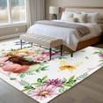 thumbnail image 5 of Spring Easter Area Rugs Collection 5'x7', Colorful Eggs Daisy Flowers Basket Butterfly Non Slip Indoor Rectangle Throw Runner Rug Floor Mat Carpet for Living Room Dining Table Bedroom Nursery, 5 of 9