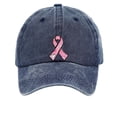 thumbnail image 3 of Chapeau Imprimé en Coton Lavé Bleu à Moins de 10$, Casquette de Baseball Rétro Douce, 3 of 3