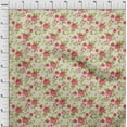 thumbnail image 4 of oneOone Polyester Spandex Pink Fabric Florals Craft Projects Decor Fabric Printed By The Yard 56 Inch Wide, 4 of 5