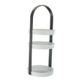thumbnail image 3 of Desk Cosmetics Stand Makeup Layer Buffet Serving Tray Snack Fruit Cupcake Stand Vanity Trays Spice Rack Organizer for Kitchen Home Gray, 3 of 8