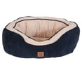 thumbnail image 1 of Precision Pet  Chevron Gusset Daydreamer Navy Dog Bed, 1 of 5