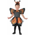 thumbnail image 1 of Disfraz de mariposa Pretend Play Seasons para niños pequeños, naranja, 1 of 1