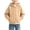 Beige#1, variant on Fesfesfes Kids Unisex Lightweight Zip-Up Hoodie Full Zip Long Sleeve Casual Sweatshirt with Pockets Smooth Fabric Jacket for Boys Girls School Daily Wear Ages 5-16 Years