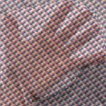 thumbnail image 3 of Geometric Tulle Curtains with Rod Pocket, Composition with Abstract Art Design Mosaic Style Grid Pattern, Sheer Drape for Wedding Party 2 Panels, 7 Sizes, Dark Coral Navy Blue, by Ambesonne, 3 of 3