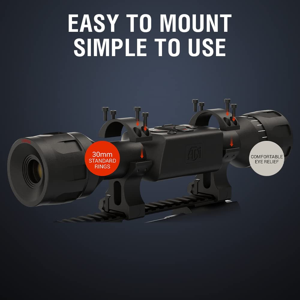 ATN Thor LT 320 2-4x Thermal Scope 10+hrs Battery
