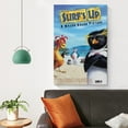 thumbnail image 4 of Surf's Up Movie Poster Art Poster Canvas Painting Decor Wall Print Photo Gifts Home Modern Decorative Posters 16x24inch(40x60cm), 4 of 6