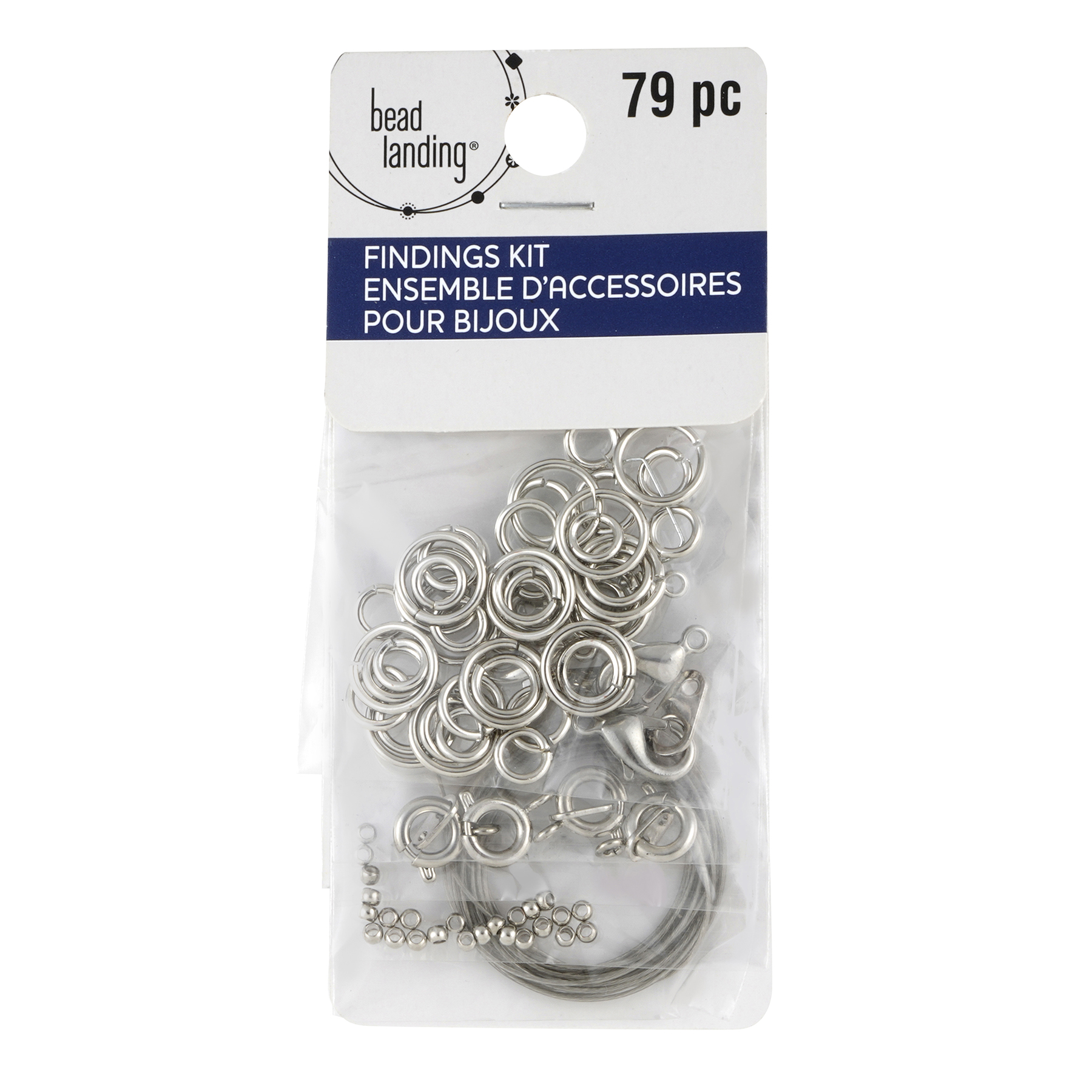 12 Pack: Premium Metals Rhodium Finding Kit by Bead Landing