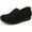 Black, variant on Women's Imogen Faux Shearling Slipper Navy Multi 11M