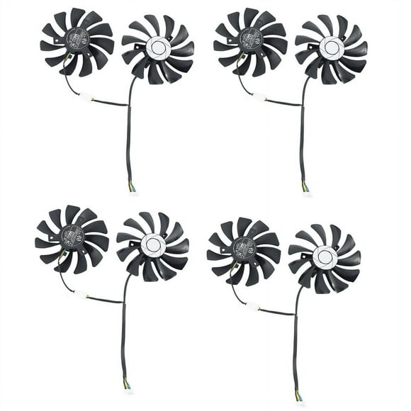 4 Pair Graphics Card Fan 85mm Ha9010H12F-Z 4Pin Cooler Fan for Gtx 1060 Oc 6G Gtx 960 P106-100 P106 Gtx1060 Gtx960