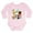 Petal Pink, variant on - Forest Friends Long Sleeve Infant Bodysuit - Long Sleeve Cotton Baby Bodysuit