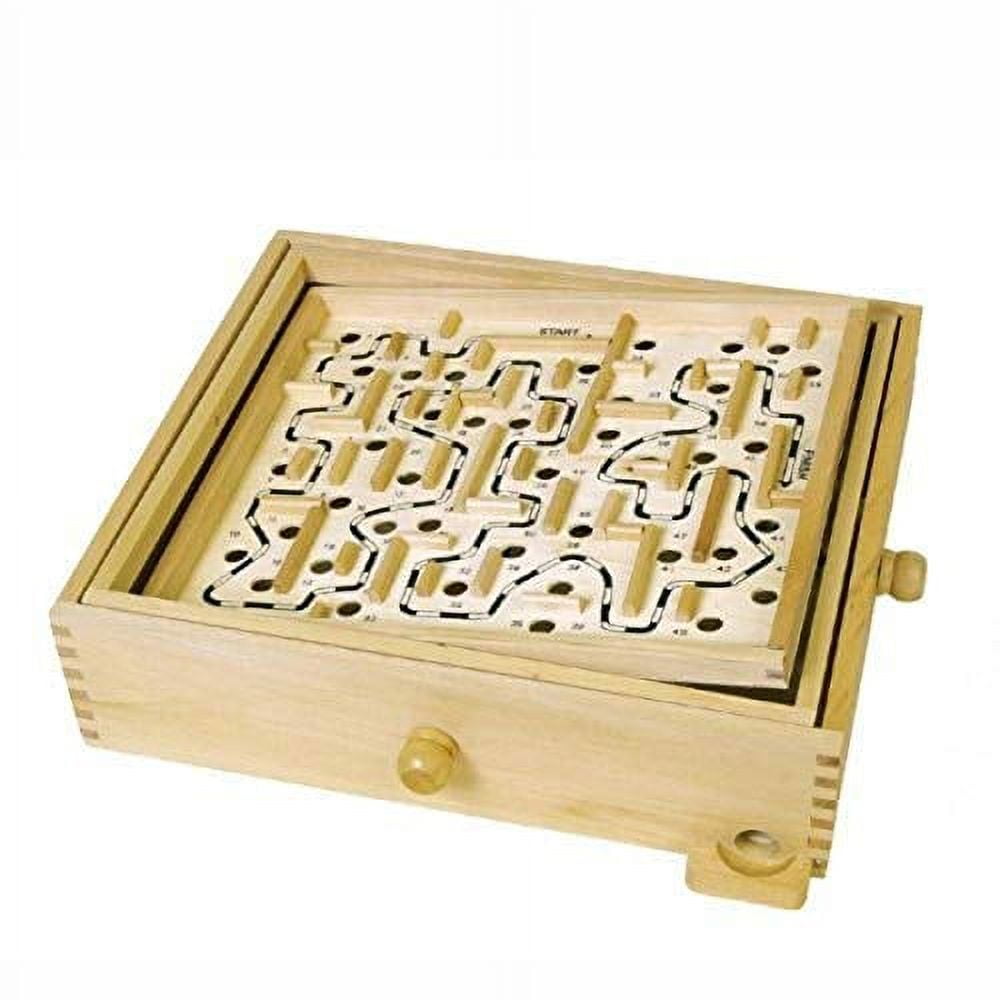 Hansen - Game Gift & Toy Company Friendly Toy Maze, Steel Wood, 13.75 x 12.00 x 4.00 in, 2.7 lbs