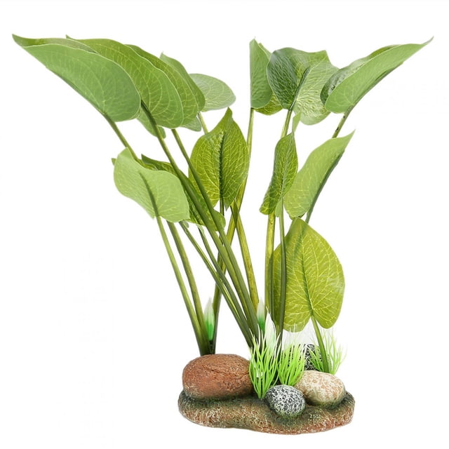 Plantas de agua artificiales para peceras, acuario de resina sintética Plantas de agua artificiales para acuarios Plantas de agua de simulación para peceras construidas para el futuro Jadeshay A