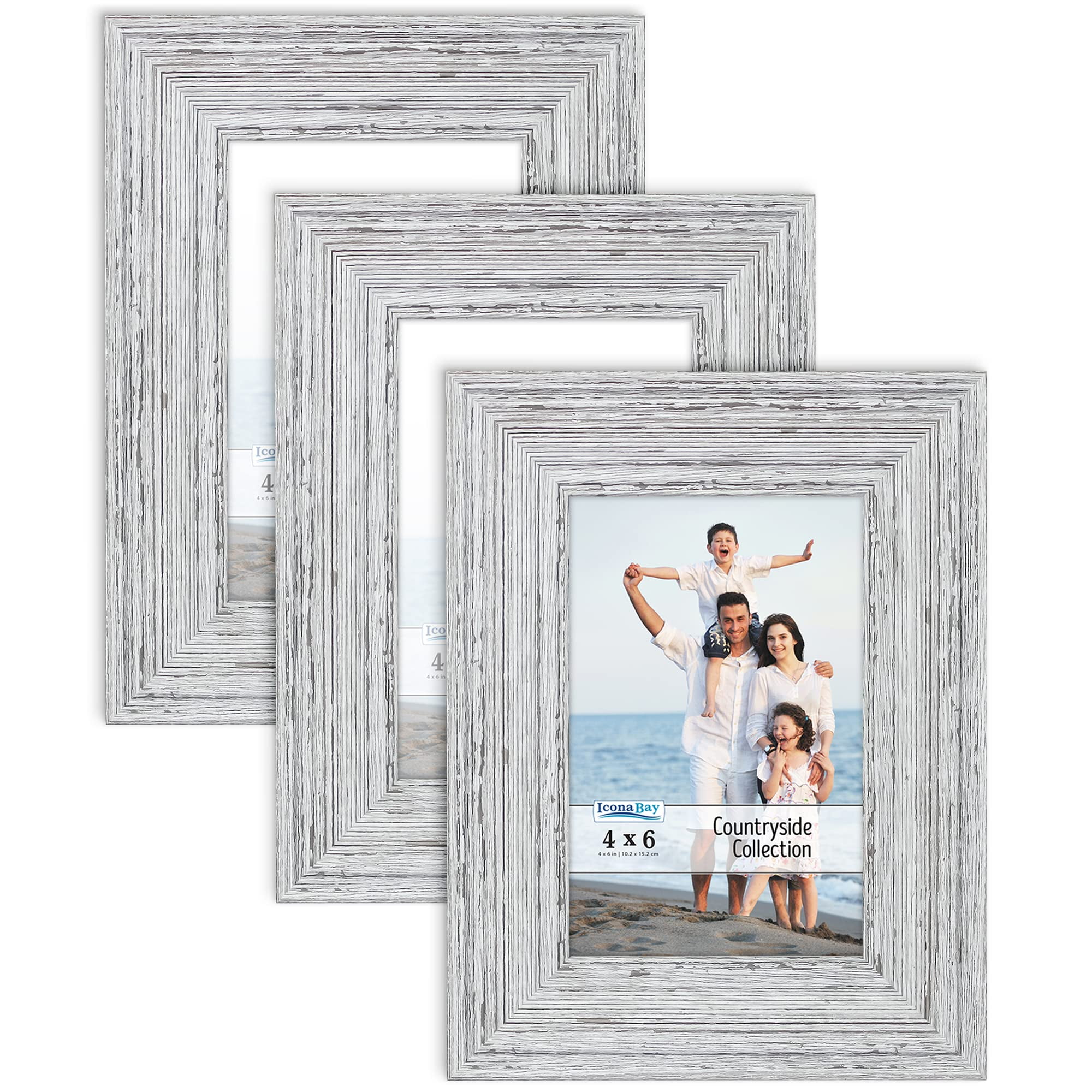 8 by 12-Inch Lawrence Frames Walnut Wood Picture Frame Gallery Collection 