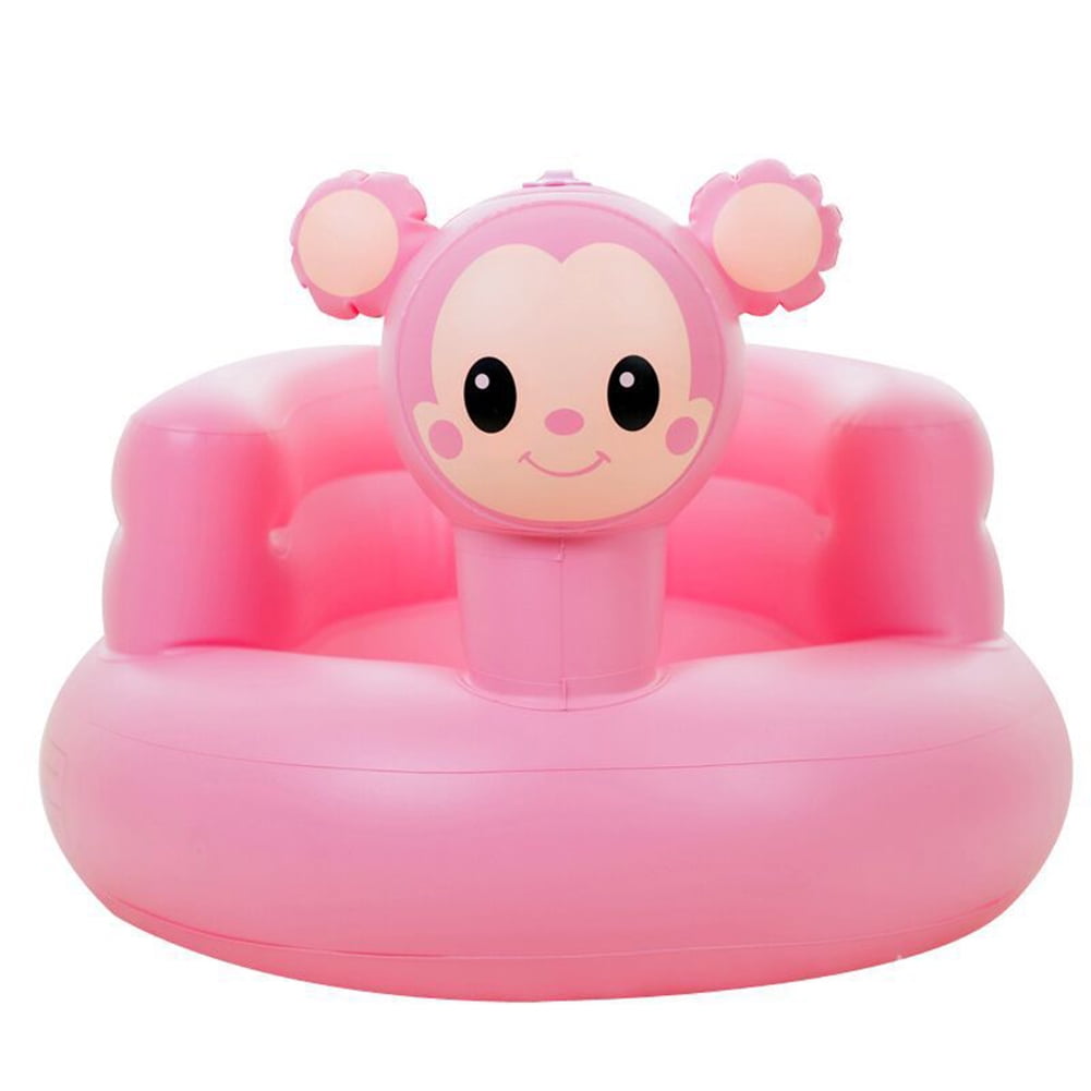 PersonalhomeD Baby Inflatable Sofa Seat Baby Learning Sitting Dining Chair Portable Multifunctional Bath Stool