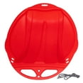 thumbnail image 4 of koolsoo Plastic Sled Portable Toboggan Sleigh Single Plastic Pro Snow Sled Snow Sledding Red, 4 of 9