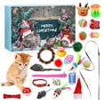 thumbnail image 2 of Riforla Calendrier de l'Avent 2024 pour Chat, Compte à Rebours de 24 Jours, Calendrier de l'Avent de Noël, Teaser à Plumes de Chat, Jouets Interactifs pour Amateurs de Chats, Ensembles de Compte à Rebours Rouges, 2 of 9