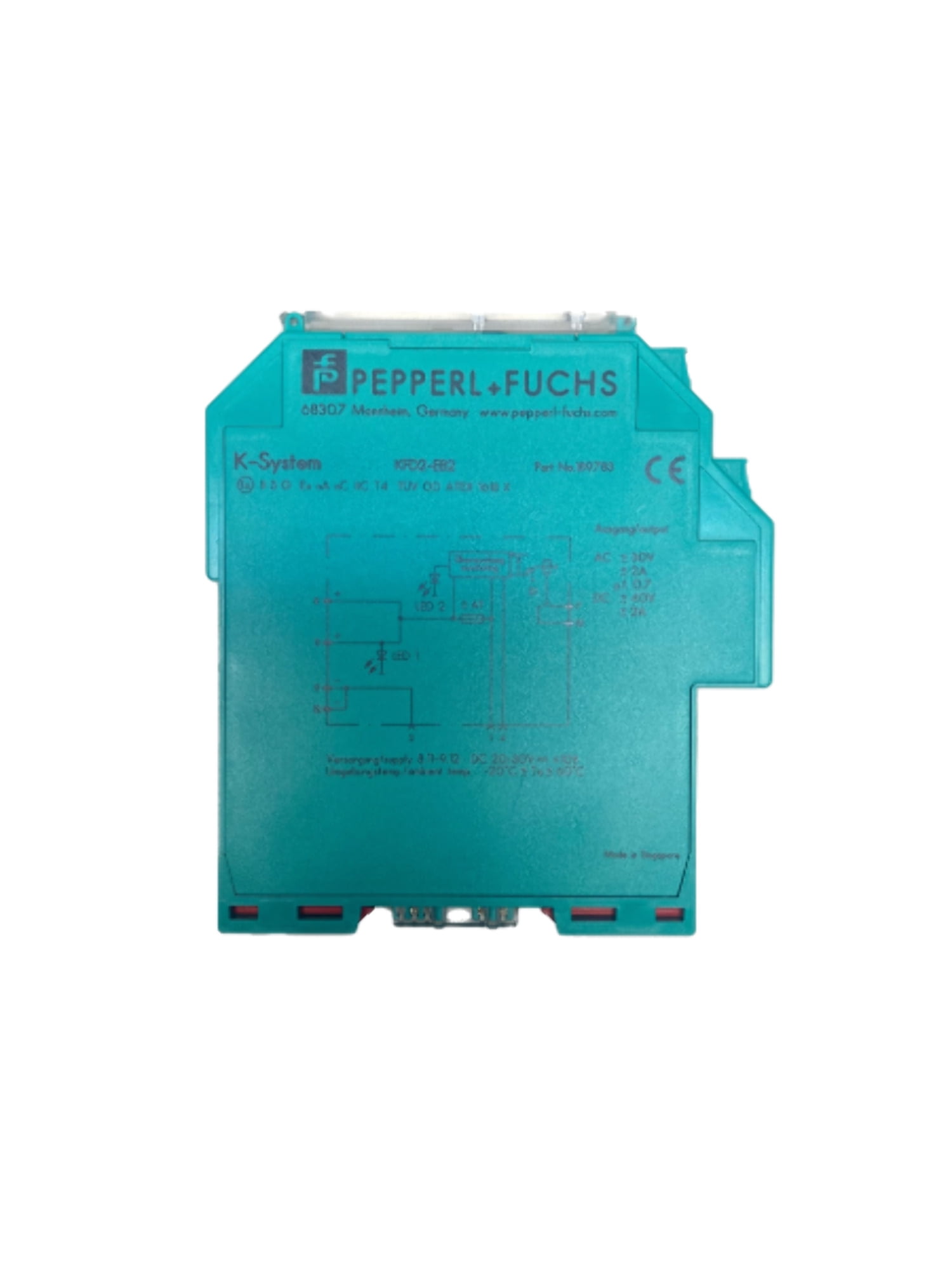 KFD2-EB2 Power Feed Module With Bus Terminals 24VDC 4A - Walmart.com