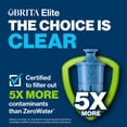 thumbnail image 3 of Brita 10 Cup Elite Filter Pitcher with Smart Light Indicator, Reduces 30+ Contaminants including Lead and Microplastics, Filter l, 3 of 10