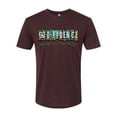 thumbnail image 2 of Wild Bobby Godfidence- Knowing I Can't But He Can Blue and Brown Cheetah Print Inspirational/Christian Men Premium Tri Blend Tee, Cardinal, Small, 2 of 6